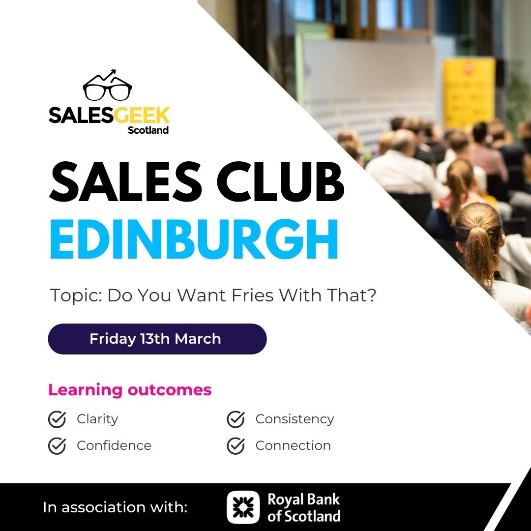 Sales Club Edinburgh – March